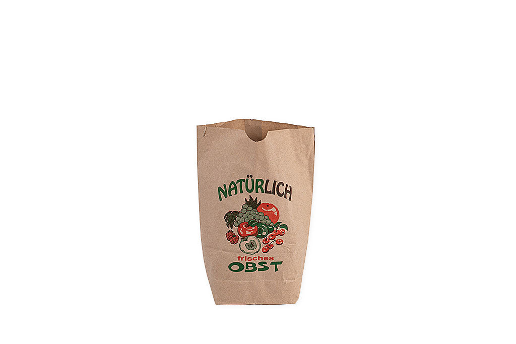Bodenbeutel, Motiv Obst, reißfest bis ca. 2 Kg, Typ 218, 22,5 x 31 cm